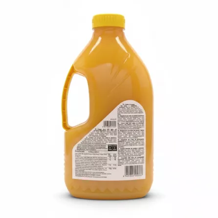 Back label of Regal Finest Mango Drink bottle showing ingredients and nutrition facts