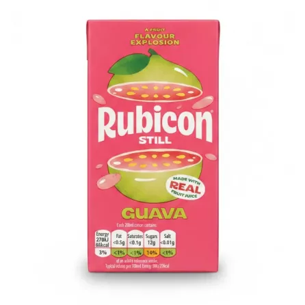 Rubicon Still Guava Juice 288ml carton front view