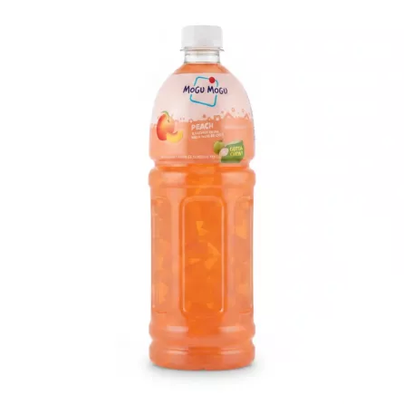 Mogu Mogu Peach Flavoured Drink bottle front view