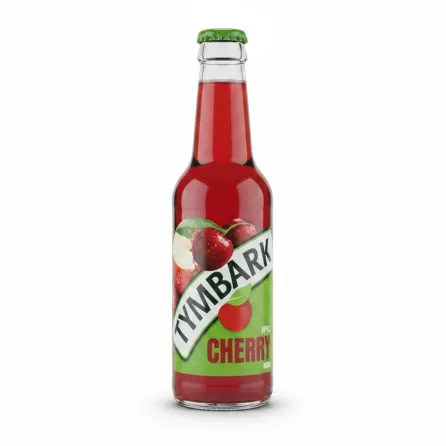 Bottle of Tymbark Cherry Apple Drink front view