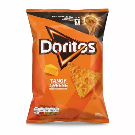 Doritos Tangy Cheese Flavour Corn Chips front packaging