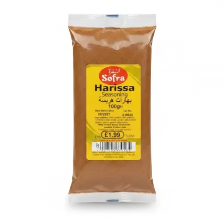 Packet of Sofra Harissa Seasoning powder