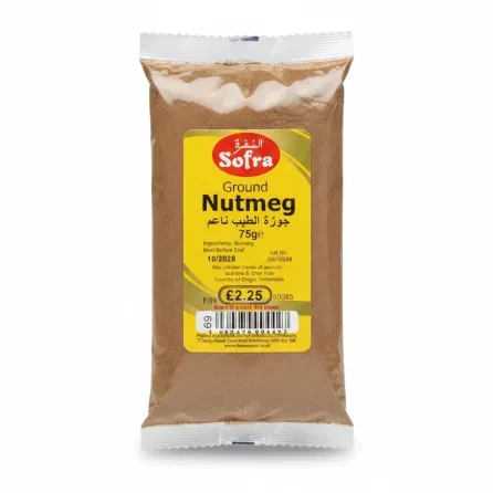 Packet of Sofra Ground Nutmeg spice powder