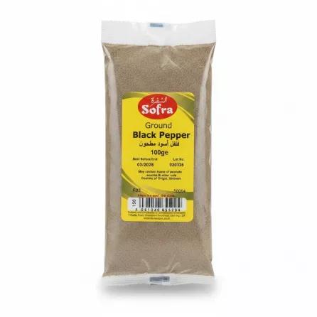 Pack of Sofra Ground Black Pepper 100g