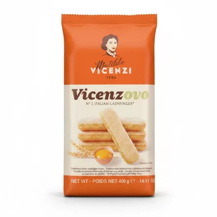 Matilde Vicenzi Vicenzovo Italian Ladyfinger biscuits pack front view