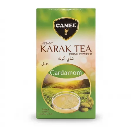 Camel Instant Karak Tea Drink Powder Cardamom Front