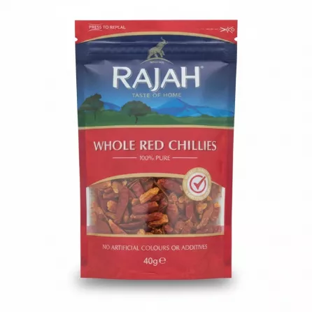 Rajah Whole Red Chillies front packaging