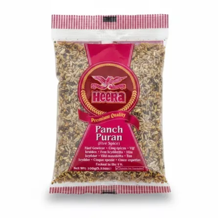 Packet of Heera Panch Puran Five Spice Mix