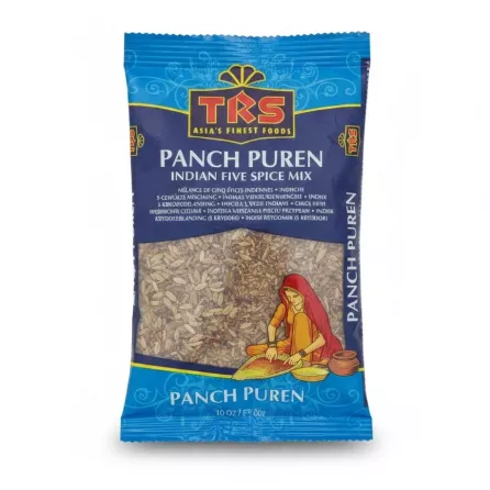 TRS Panch Puren Indian Five Spice Mix packaged front