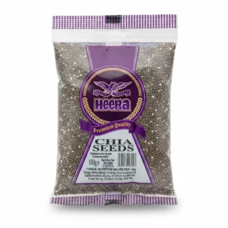 Heera brand premium quality chia seeds pack front
