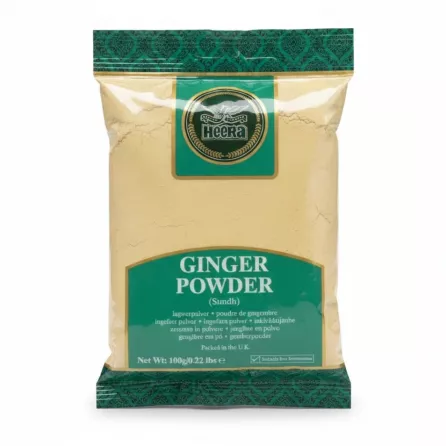 Heera brand ginger powder 100g pack front view