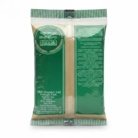 Heepa fennel powder 100g pack back view displaying nutrition and contact info