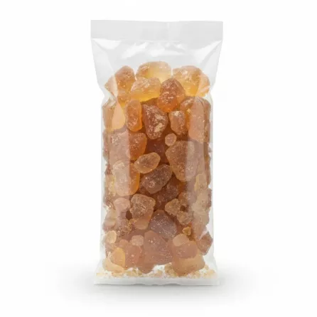 Sofra Arabic Gum Natural Resin 90g pack rear view showing crystal gum pieces