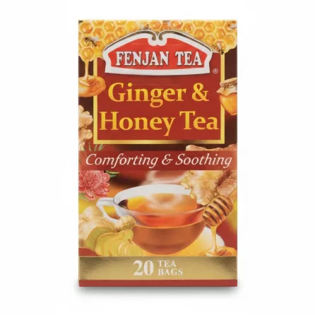 Box of Fenjan Tea Ginger & Honey with 20 tea bags