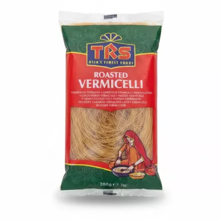 Pack of TRS Roasted Vermicelli showing front packaging with illustration of woman preparing food