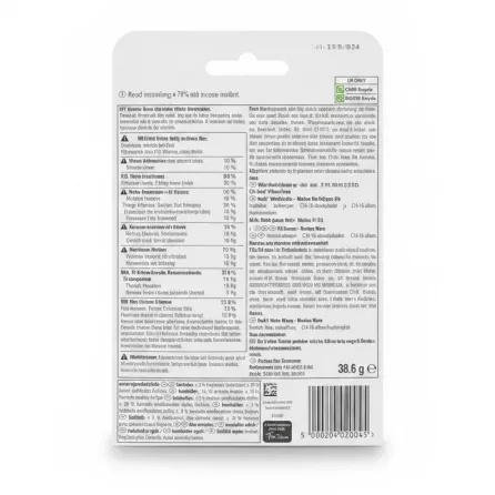 Back of Duck Active Clean packaging showing ingredients and instructions