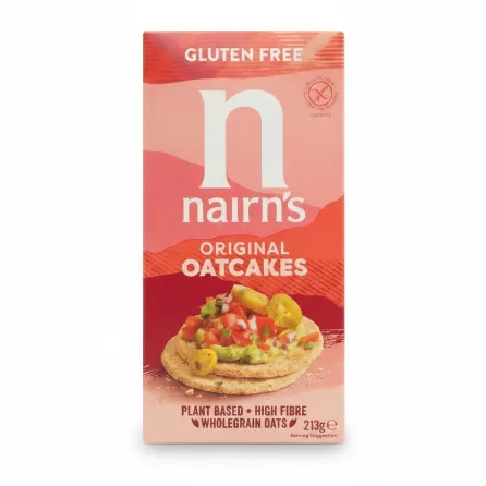 Nairn's Original Gluten Free Oatcakes box front