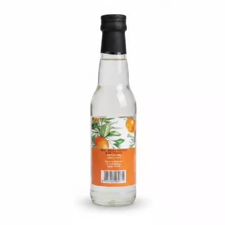 Greenfields Orange Blossom Water 300ml bottle back label with barcode