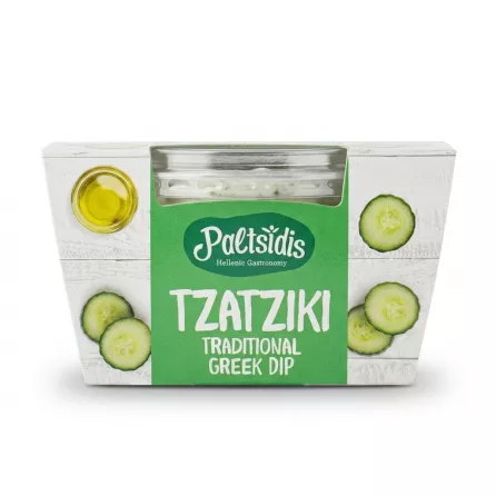 Enhanced Side of Paltsidis Tzatziki Traditional Greek Dip 200g packaging