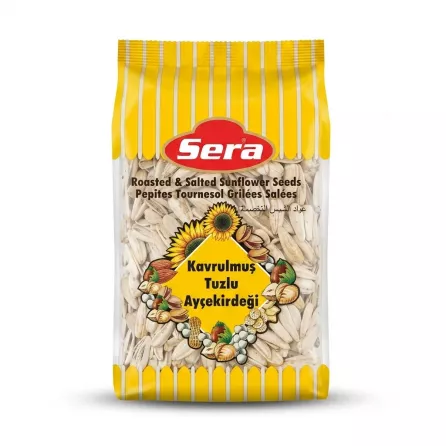 Enhanced Front view of Sera Roasted & Salted Sunflower Seeds pack