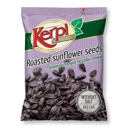 Enhanced Front of Kepri Roasted Sunflower Seeds Without Salt 90g bag