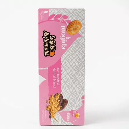 Enhanced Mogida Whole Wheat Date Maamoul box front with product details