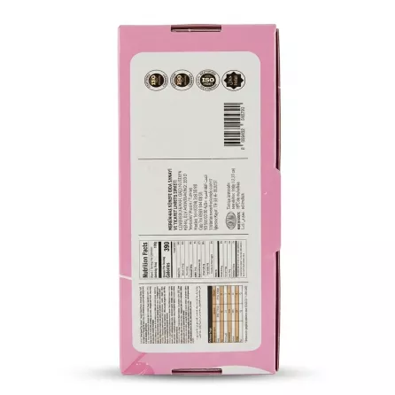 Enhanced Mogida Whole Wheat Date Maamoul box back with nutrition facts and halal certification