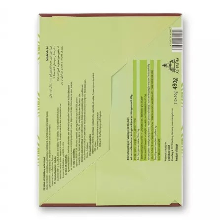Enhanced Back of Al-Basha Maamoul box showing ingredients and nutritional information
