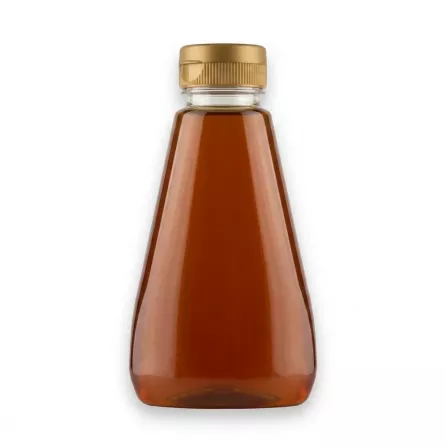 Enhanced Minos honey 470g bottle back label with product information