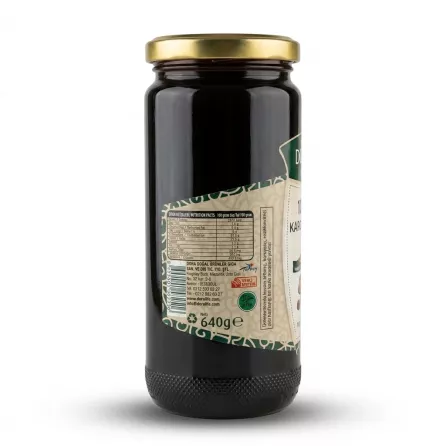 Enhanced Back view with nutrition facts of Dora Life Carob Extract