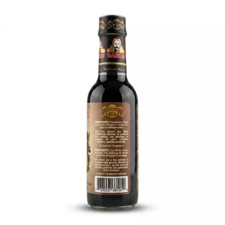Enhanced Back label with ingredients of Baron Mixed Essence bottle