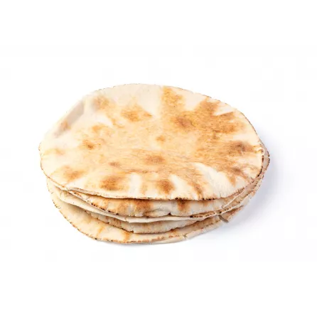 Rayan Small White Lebanese Bread Wraps 5 Pcs soft authentic flatbread available on Halalo.
