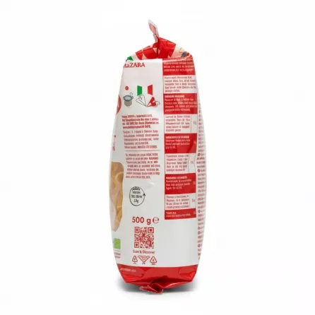 PastaZARA Tubetti Rigati nutritional information and ingredients