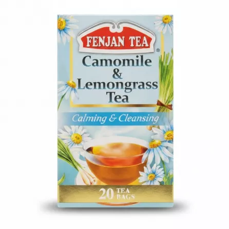 Fenjan Tea Camomile & Lemongrass box front