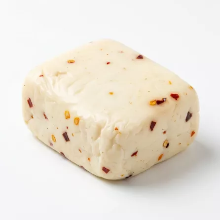 Enhanced Unpacked Dairy Day Halloumi with visible chilli flakes