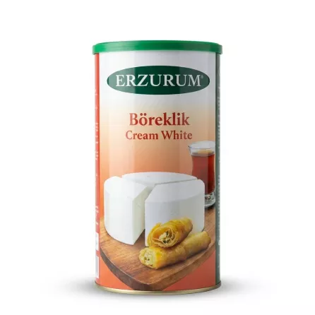 Enhanced Front of Erzurum Boreklik Cream White Cheese tin 1500g