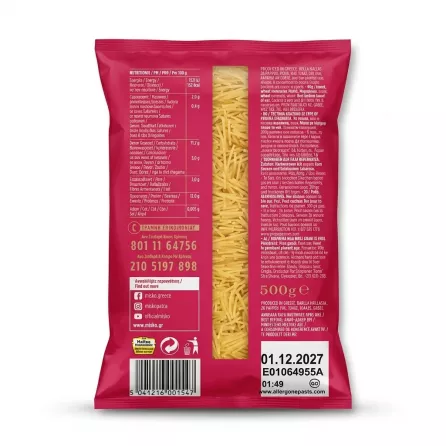 Enhanced Back of Misko Cut Noodles pack with nutritional info