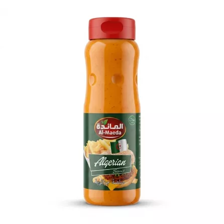 Enhanced Front of Al-Maeda Algerian Sauce bottle 500ml