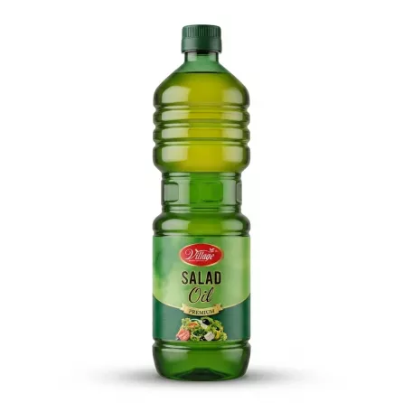 Enhanced Village Premium Salad Oil 1L bottle front label