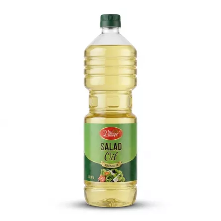 Enhanced Village Salad Oil 1 Litre premium front label