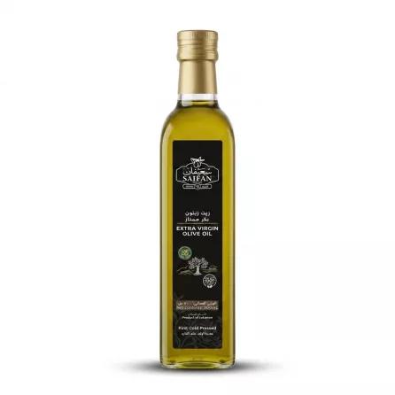 Enhanced Front of Saifan Extra Virgin Olive Oil 500ml bottle