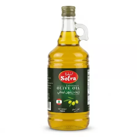 Enhanced Front of Sofra Extra Virgin Olive Oil 750ml bottle