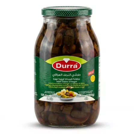 Enhanced Front of Durra Iraqi Najaf Mixed Pickles jar 3kg