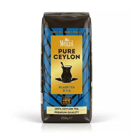 Enhanced Another frontal view of Monzil Pure Ceylon Black Tea O.P.A 250g package
