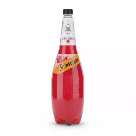 Bottle of Schweppes Sparkling Pomegranate drink