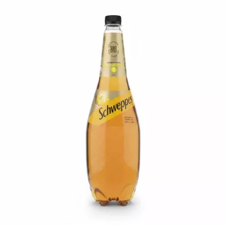 Bottle of Schweppes Premium Sparkling Gold Pineapple drink