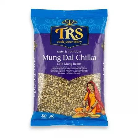 Enhanced Front of TRS Mung Dal Chilka split mung beans pack