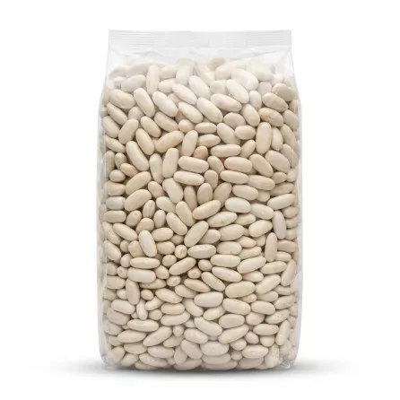 Enhanced Back view of Safa White Beans 800g pack showing contents