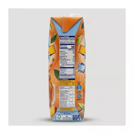 Enhanced Tea Time Peach Ice Tea nutritional information and side details