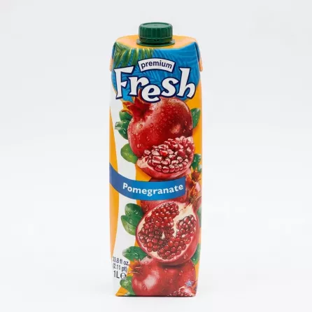 Enhanced Fresh Premium Pomegranate Juice 1L front with price label